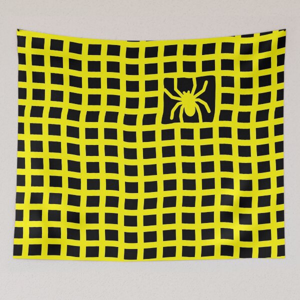 Item preview, Spider web cross lines in yellow designed and sold by angelisart.