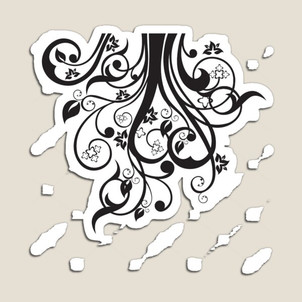 Item preview, Flower Silhouette designed and sold by Pizzalovers.