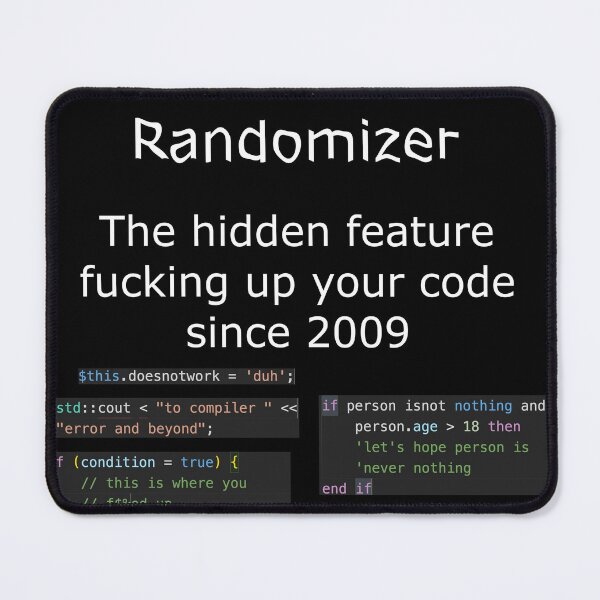 Item preview, Bullshit randomizer code version designed and sold by pfalsdorf-it.