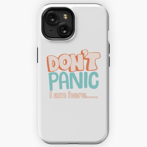 Don't Panic- HHGG iPhone Case for Sale by doomBotKV