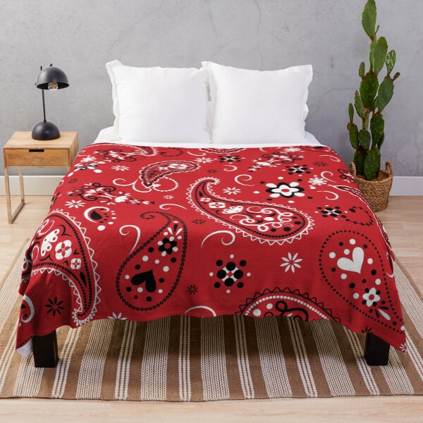 Item preview, Red bandana pattern designed and sold by Itzjustlife.