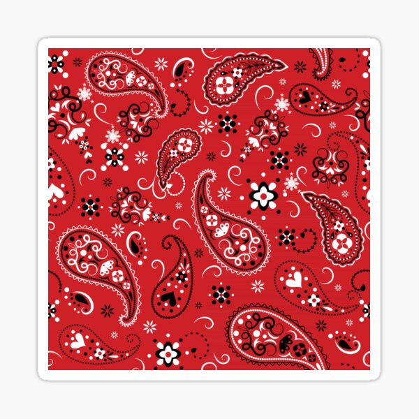 by Bandana CoLoRLifeDesign for Red | Redbubble Sticker Style\