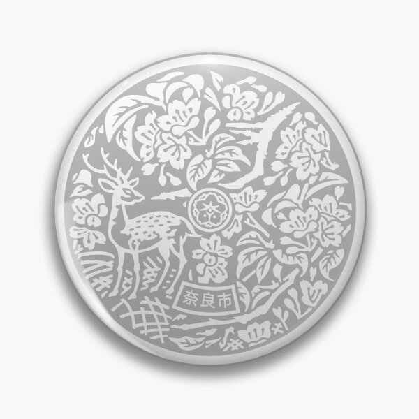 Item preview, Nara Manhole Cover - White designed and sold by SuperNinjaFishy.