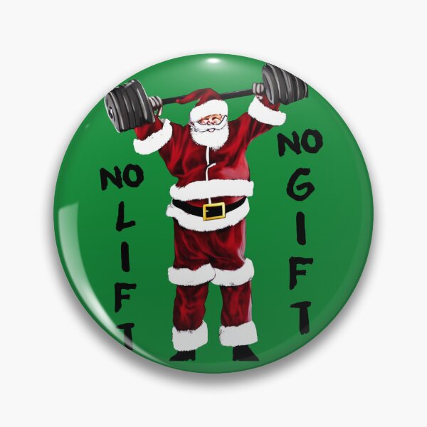 Item preview, Weightlifting Santa designed and sold by JosAwestuff.