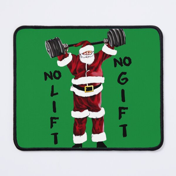 Item preview, Weightlifting Santa designed and sold by JosAwestuff.