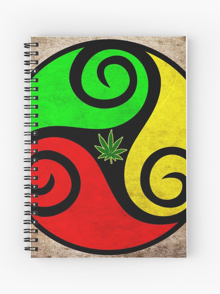 Reggae Rasta Love Vibes - Cool Cannabis Reggae Flag Design