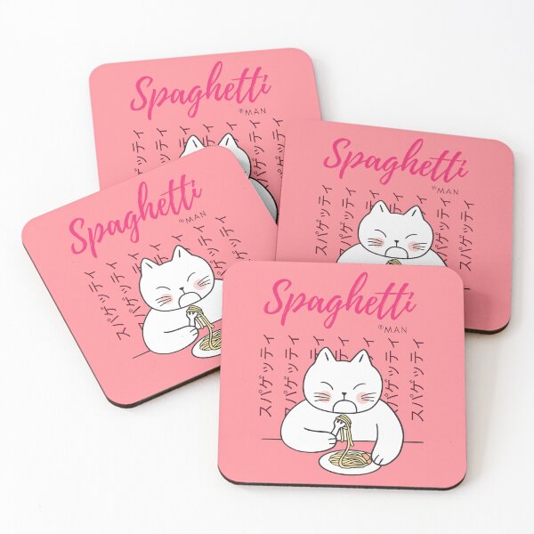 Item preview, Spaghetti man cute Cat Eating Spaghetti  design funny japan kawaii  Sticker designed and sold by Amazefishker.