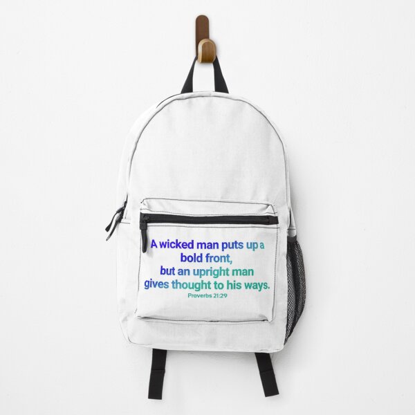 Item preview, Proverbs 21:29 A wicked man (Blue Green Gradient) designed and sold by rainbowsinks.