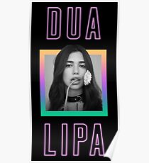 Dua Lipa Flower Poster
