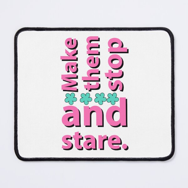 Item preview, Make them stop and stare inspirational quote designed and sold by Emotionville.