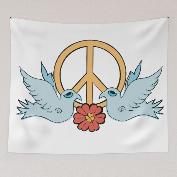 Item preview, Doves and Peace Symbol Sticker and Shirts and more designed and sold by FlippinTurtles.