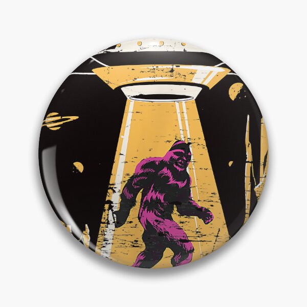 Item preview, Alien Bigfoot UFO Abduction Sasquatch Yeti Cryptid Bigfoot  designed and sold by Ella38.