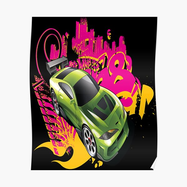 Hot Wheels Poster For Sale By Ernadhasic Redbubble 6909