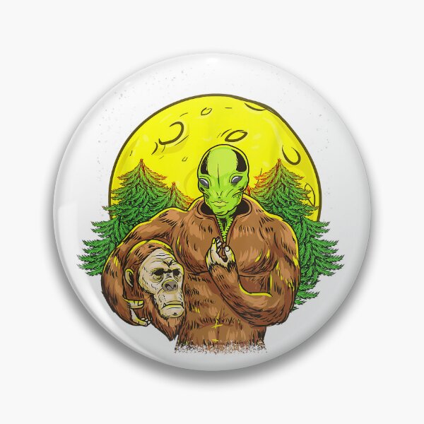Item preview, Alien Bigfoot Mystery Of Bigfoot Solved Sasquatch UFO  designed and sold by Ella38.
