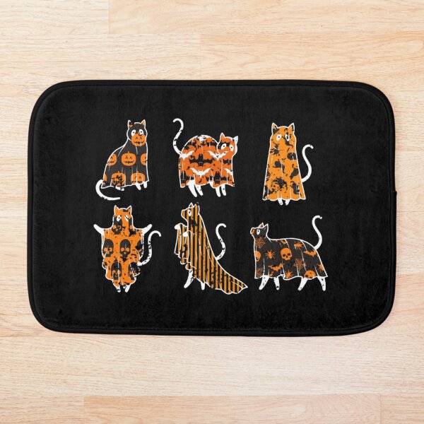 Item preview, Halloween Cat Ghosts Distressed Style designed and sold by NewTorch.