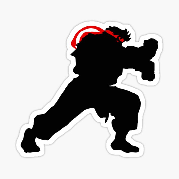 Street Fighter Ryu Sticker