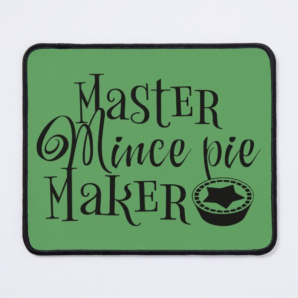Item preview, Master Mince Pie Maker, Fun Slogan For All Mince pie Makers, Black Text designed and sold by TrulyEpoque.