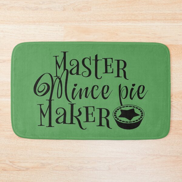 Item preview, Master Mince Pie Maker, Fun Slogan For All Mince pie Makers, Black Text designed and sold by TrulyEpoque.