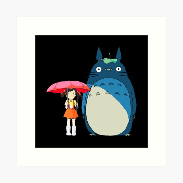 My Neighbour Totoro Art Prints For Sale Redbubble