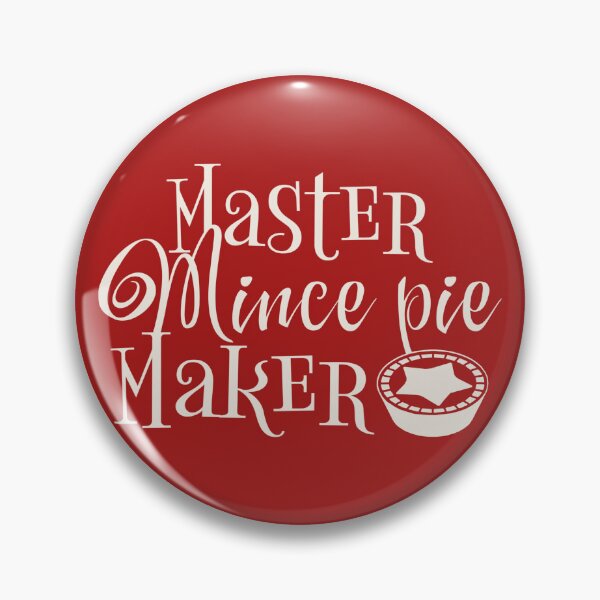 Item preview, Master Mince Pie Maker, Fun Slogan For All Mince pie Makers designed and sold by TrulyEpoque.