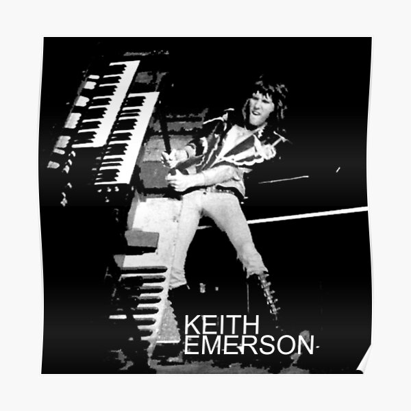 “keith emerson” Poster for Sale by guremapoce | Redbubble
