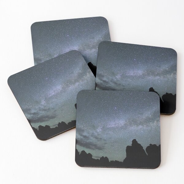 Item preview, Night Sky Stars In Woods With Clouds designed and sold by semioddfinds.