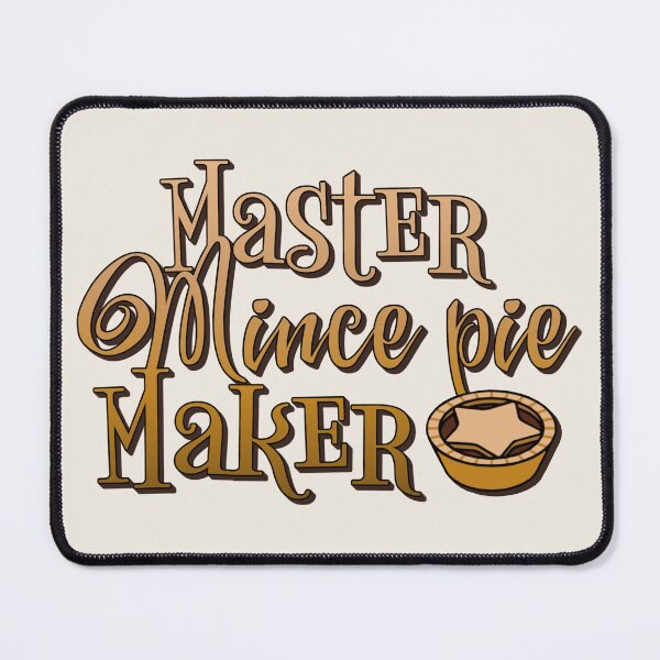 Item preview, Master Mince Pie Maker, Fun Slogan For All Mince pie Makers, Ombre Text designed and sold by TrulyEpoque.