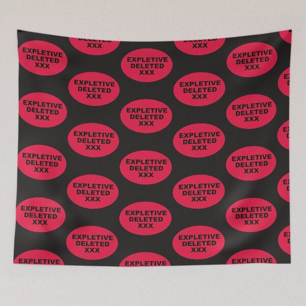 Item preview, EXPLETIVE DELETED XXX industrial style sign designed and sold by lobodelnoir.
