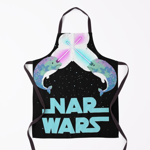 Item preview, Nar Wars Narwhal Space Star Saber Light Parody (Unicorn of the Sea) designed and sold by JoanSvob.