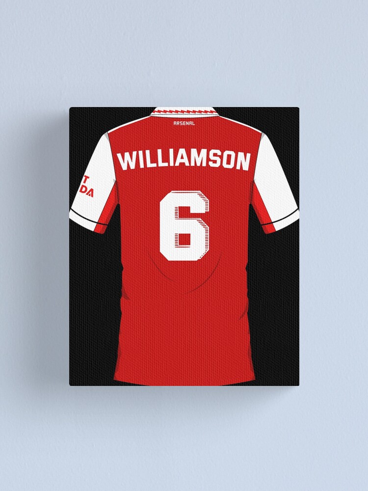 LEAH WILLIAMSON 6 Home Jersey Squad 2022 - 2023 Canvas Print for