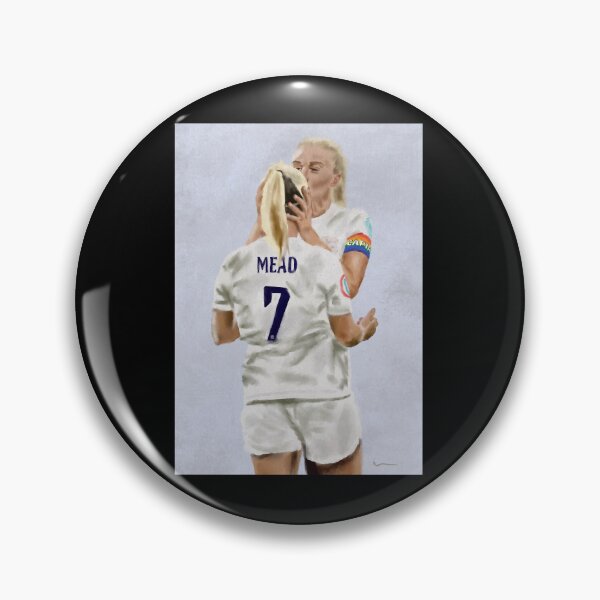 Item preview, Painting of Beth Mead and Leah Williamson after beating Norway 8-0 designed and sold by GunnerBallZS.