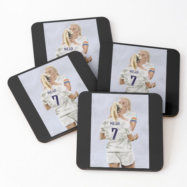 Item preview, Painting of Beth Mead and Leah Williamson after beating Norway 8-0 designed and sold by GunnerBallZS.
