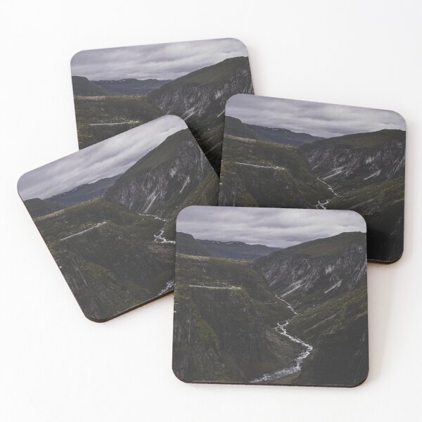 Item preview, Mountain Range With Stream Between designed and sold by semioddfinds.