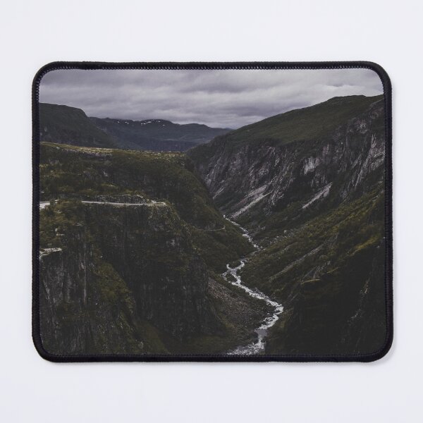 Item preview, Mountain Range With Stream Between designed and sold by semioddfinds.