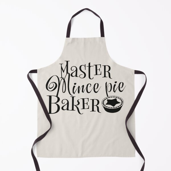 Item preview, Master Mince Pie Baker, Fun Slogan For All Mince pie Makers, Black Text designed and sold by TrulyEpoque.