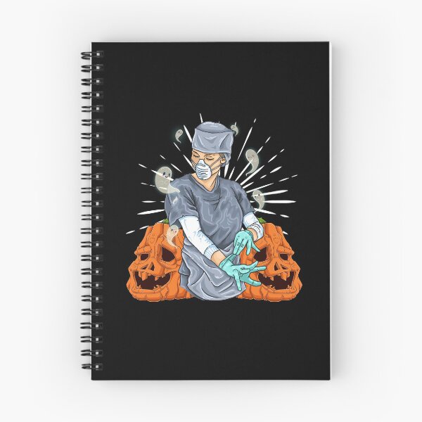 Item preview, Operating room nurse and ghosts with pumpkin small halloween designed and sold by Mac Store.