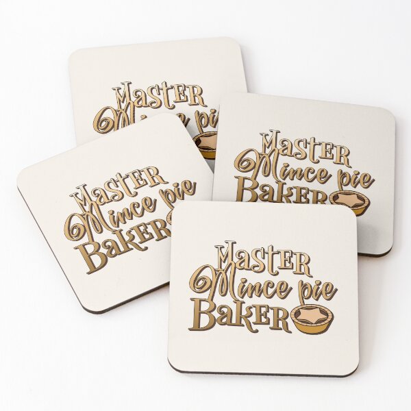 Item preview, Master Mince Pie Baker, Fun Slogan For All Mince pie Makers, Ombre Text designed and sold by TrulyEpoque.