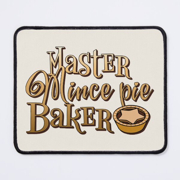 Item preview, Master Mince Pie Baker, Fun Slogan For All Mince pie Makers, Ombre Text designed and sold by TrulyEpoque.