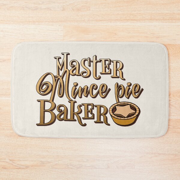 Item preview, Master Mince Pie Baker, Fun Slogan For All Mince pie Makers, Ombre Text designed and sold by TrulyEpoque.