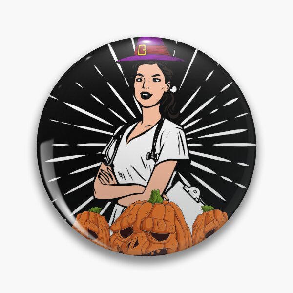 Item preview, Operating room nurse wear witch hat pumpkin small halloween designed and sold by Mac Store.