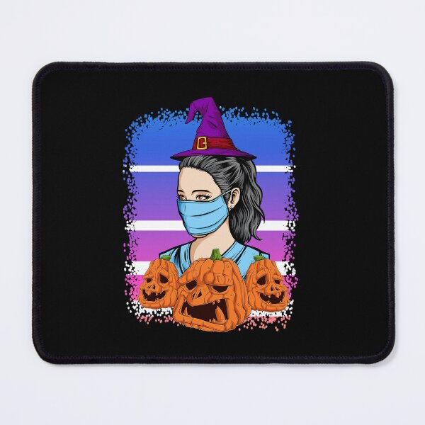 Item preview, Operating room nurse wear witch hat and pumpkin small background vintage halloween designed and sold by Mac Store.