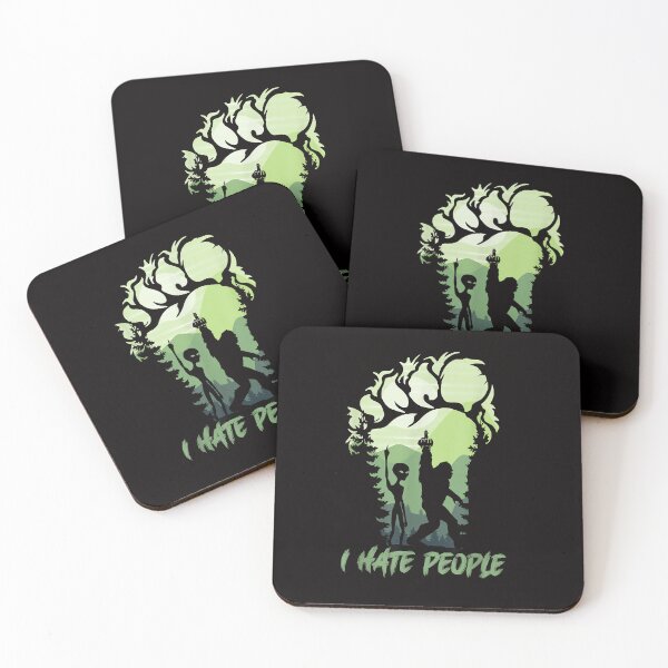 Item preview, I Hate People Bigfoot Sasquatch Alien Lovers Men Women Funny  designed and sold by Ella38.