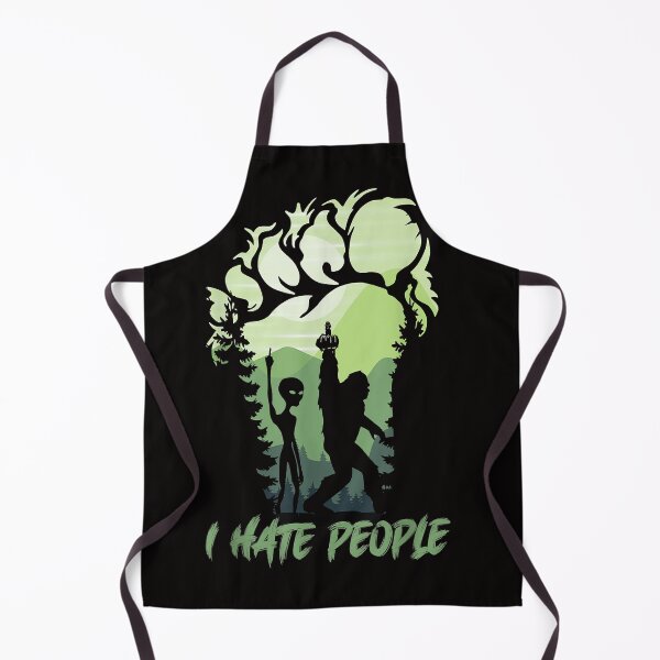 Item preview, I Hate People Bigfoot Sasquatch Alien Lovers Men Women Funny designed and sold by Ella38.