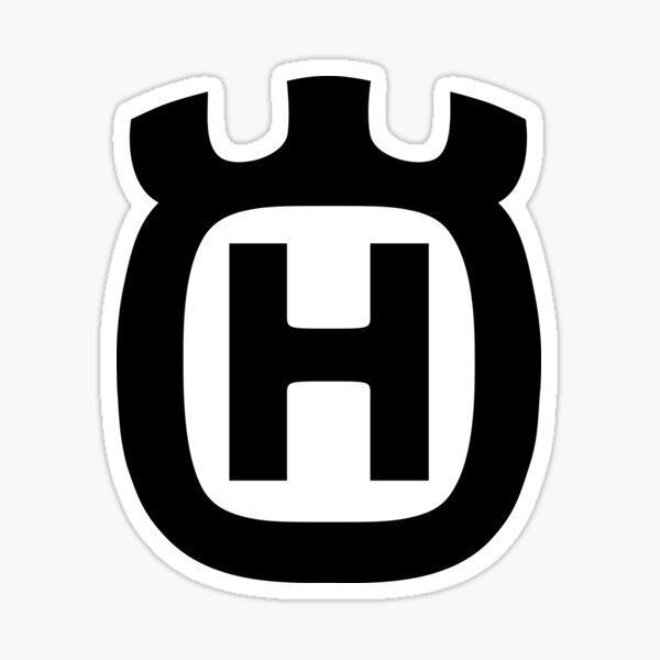 premier logo husqvarna noir Sticker
