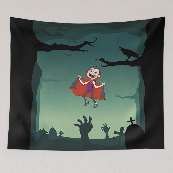 Item preview, Dracula Happy Halloween designed and sold by Delpieroo.