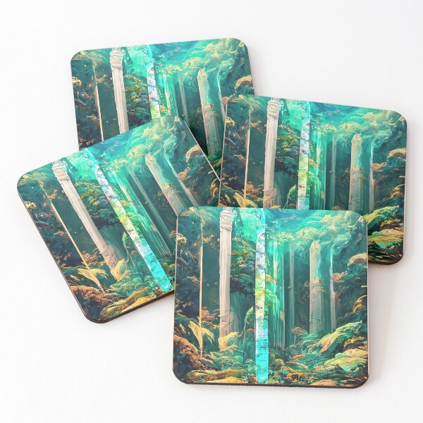 Item preview, Pillar altairs in the jungle - tropical crystal altair designed and sold by ltviuo.