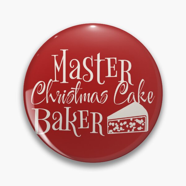 Item preview, Master Christmas Cake Baker, Fun Slogan For All Christmas Cake Makers designed and sold by TrulyEpoque.