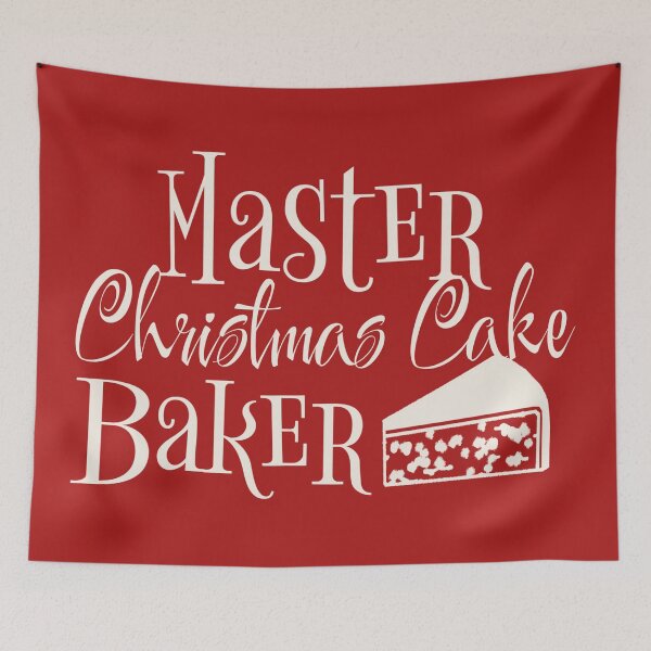 Item preview, Master Christmas Cake Baker, Fun Slogan For All Christmas Cake Makers designed and sold by TrulyEpoque.