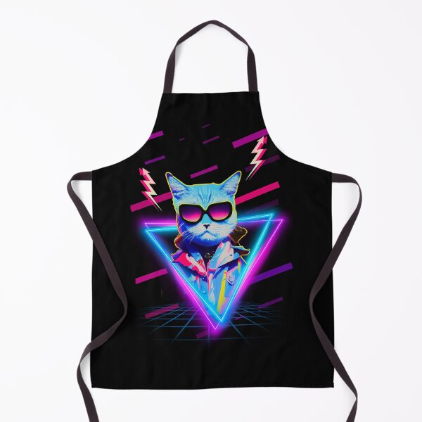Item preview, Retrowave Cat designed and sold by TheSamuraiCat.