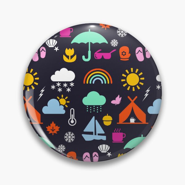 Item preview, Four seasons and weather pattern designed and sold by LaBelleMaison.
